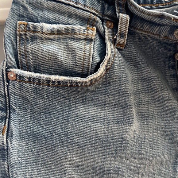 Free People distressed high rise skinny jeans - Picture 4 of 7